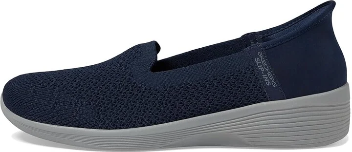 SKECHERS Arya- Sweet Voice Hands Free Slip-Ins Women's Flat Shoes Navy : 8.5 B - Medium - Image 6