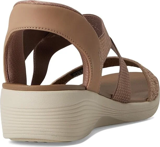 SKECHERS Arya - Very Demure Hands Free Slip-Ins Women's Sandals Mocha : 11 B - Medium, Rubber - Image 4