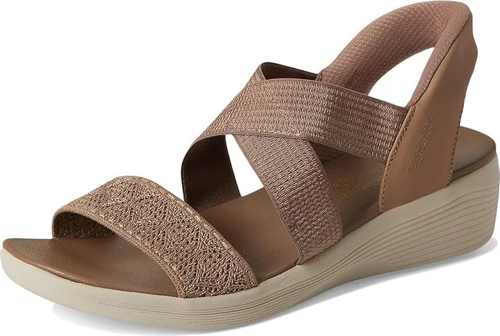 SKECHERS Arya - Very Demure Hands Free Slip-Ins Women's Sandals Mocha : 11 B - Medium, Rubber - Image 5