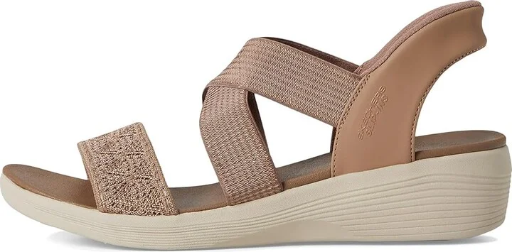 SKECHERS Arya - Very Demure Hands Free Slip-Ins Women's Sandals Mocha : 11 B - Medium, Rubber - Image 6
