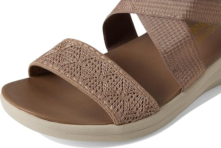 SKECHERS Arya - Very Demure Hands Free Slip-Ins Women's Sandals Mocha : 11 B - Medium, Rubber - Image 7