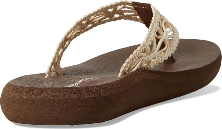 SKECHERS Asana - Ocean Breezer Women's Sandals Brown : 9 B - Medium, Leather - Image 4