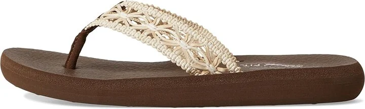 SKECHERS Asana - Ocean Breezer Women's Sandals Brown : 9 B - Medium, Leather - Image 6