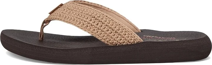 SKECHERS Asana - Valley Chic Women's Sandals Mocha : 5 B - Medium - Image 6