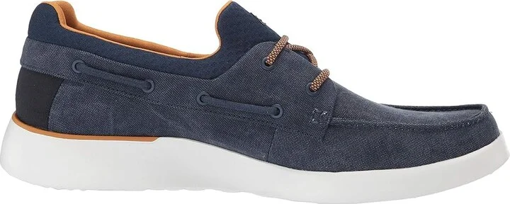 SKECHERS Bellinger - Garmo Men's Lace up casual Shoes Navy : 8 D - Medium, Canvas - Image 8