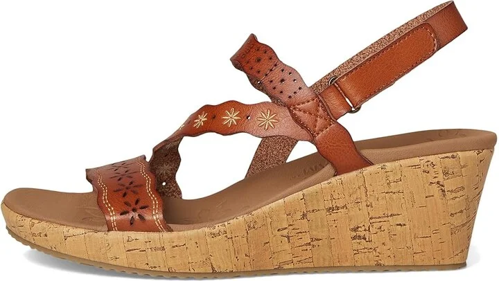 SKECHERS Beverlee - Cherished Aura Women's Sandals Luggage : 7.5 B - Medium, Rubber - Image 6