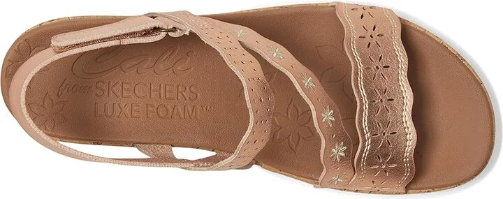 SKECHERS Beverlee - Cherished Aura Women's Sandals Rose Gold : 10 B - Medium, Rubber - Image 2