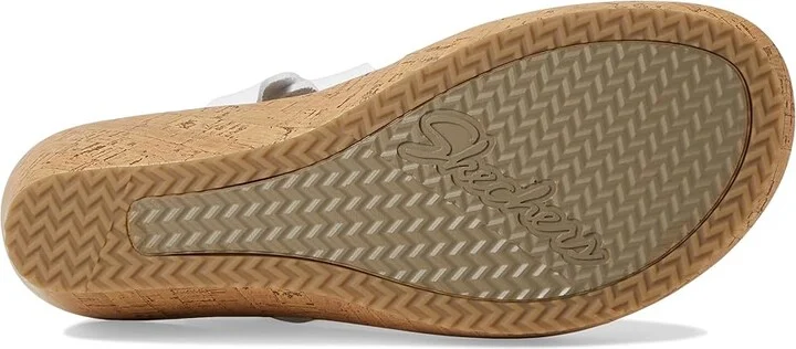 SKECHERS Beverlee - Cherished Aura Women's Sandals White : 5.5 B - Medium, Rubber - Image 3