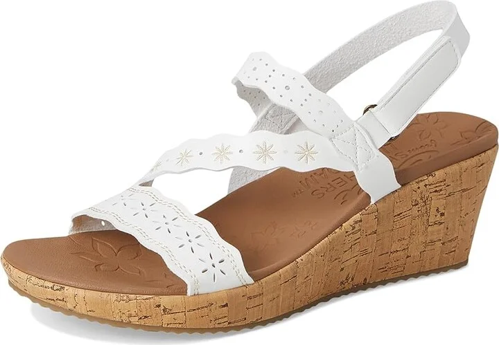 SKECHERS Beverlee - Cherished Aura Women's Sandals White : 5.5 B - Medium, Rubber - Image 5