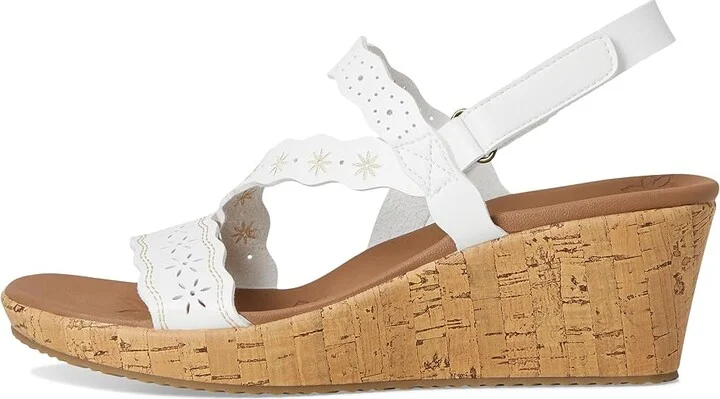 SKECHERS Beverlee - Cherished Aura Women's Sandals White : 5.5 B - Medium, Rubber - Image 6
