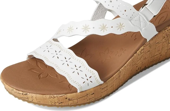 SKECHERS Beverlee - Cherished Aura Women's Sandals White : 5.5 B - Medium, Rubber - Image 7
