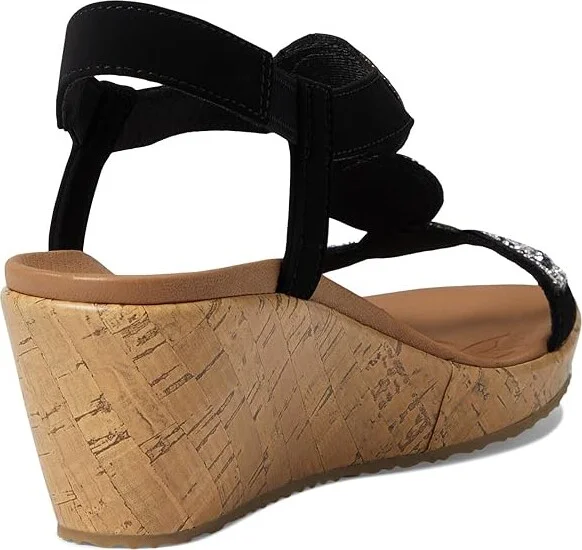 SKECHERS Beverlee - Date Glam Women's Shoes Black : 6 B - Medium, Synthetic - Image 5