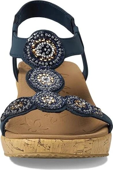 SKECHERS Beverlee - Date Glam Women's Shoes Navy : 6 B - Medium, Synthetic - Image 3