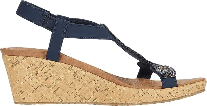 SKECHERS Beverlee - Date Glam Women's Shoes Navy : 6 B - Medium, Synthetic - Image 8