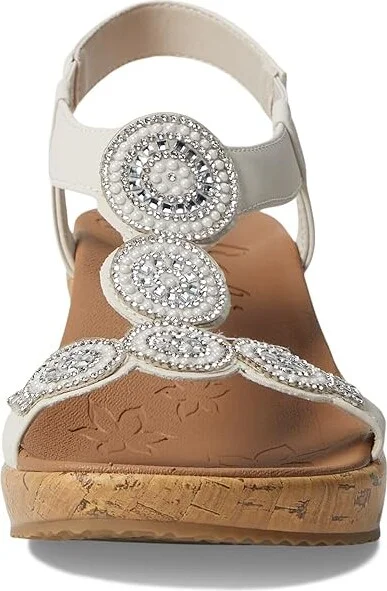 SKECHERS Beverlee - Date Glam Women's Shoes Off-White : 5.5 B - Medium, Synthetic - Image 3