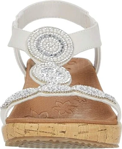 SKECHERS Beverlee - Date Glam Women's Shoes Off-White : 5.5 B - Medium, Synthetic - Image 6