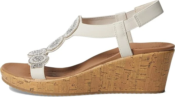 SKECHERS Beverlee - Date Glam Women's Shoes Off-White : 5.5 B - Medium, Synthetic - Image 7