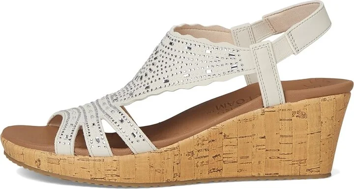 SKECHERS Beverlee - Dazzling Charm Women's Sandals White : 11 B - Medium, Rubber/Synthetic - Image 6