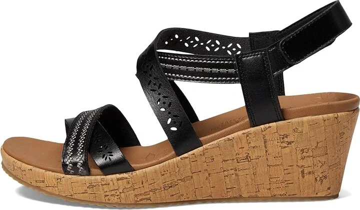 SKECHERS Beverlee - Delicate Glow Women's Shoes Black : 5 B - Medium, Synthetic - Image 5