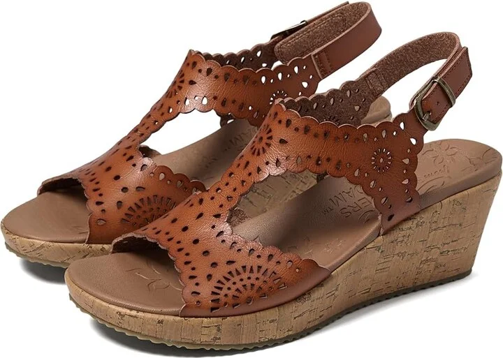 SKECHERS Beverlee - Easy To Adore Women's Shoes Luggage : 5.5 B - Medium