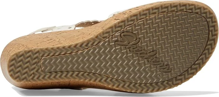 SKECHERS Beverlee - Easy To Adore Women's Shoes Off-White : 10 B - Medium - Image 3