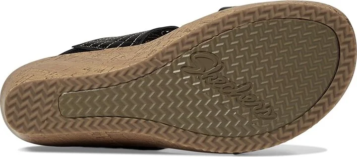 SKECHERS Beverlee - Garden Picnic Women's Shoes Black : 10 B - Medium - Image 3