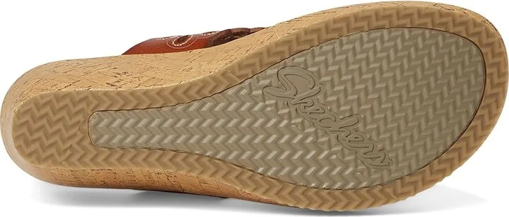 SKECHERS Beverlee - Summer Spirit Women's Sandals Luggage : 11 B - Medium, Synthetic - Image 3