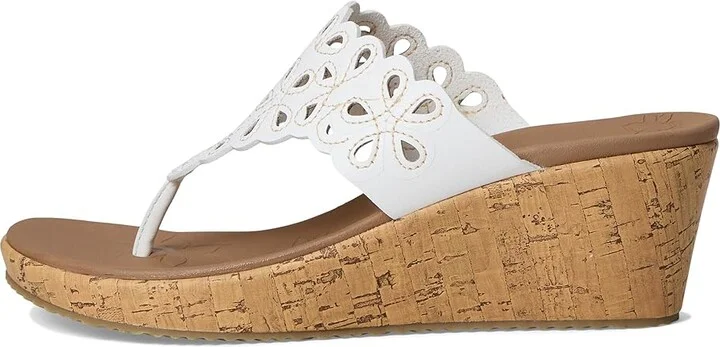 SKECHERS Beverlee - Summer Spirit Women's Sandals White : 11 B - Medium, Synthetic - Image 6