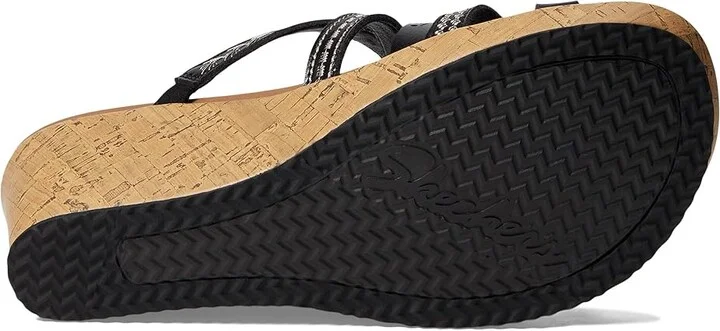 SKECHERS Beverlee - Tiger Posse Women's Sandals Black : 9.5 B - Medium, Synthetic - Image 4