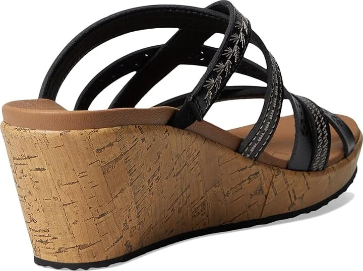 SKECHERS Beverlee - Tiger Posse Women's Sandals Black : 9.5 B - Medium, Synthetic - Image 5