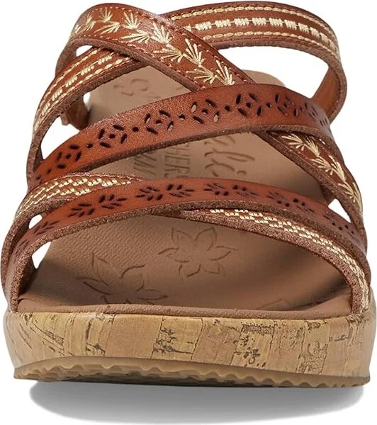 SKECHERS Beverlee - Tiger Posse Women's Sandals Luggage : 5 B - Medium, Synthetic - Image 3