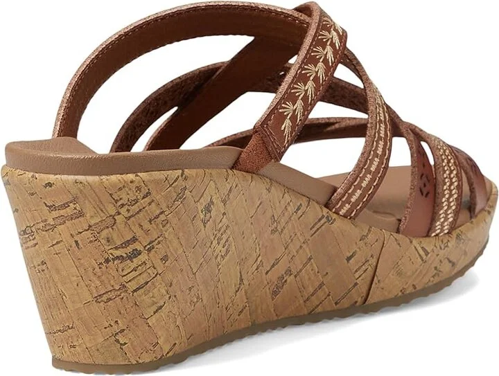 SKECHERS Beverlee - Tiger Posse Women's Sandals Luggage : 5 B - Medium, Synthetic - Image 5