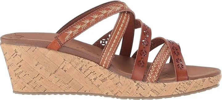 SKECHERS Beverlee - Tiger Posse Women's Sandals Luggage : 5 B - Medium, Synthetic - Image 8