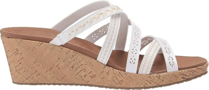 SKECHERS Beverlee - Tiger Posse Women's Sandals White : 5.5 B - Medium, Synthetic - Image 8