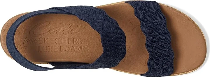 SKECHERS Beverlee - Timeless Touch Women's Sandals Navy : 6.5 B - Medium, Rubber - Image 2