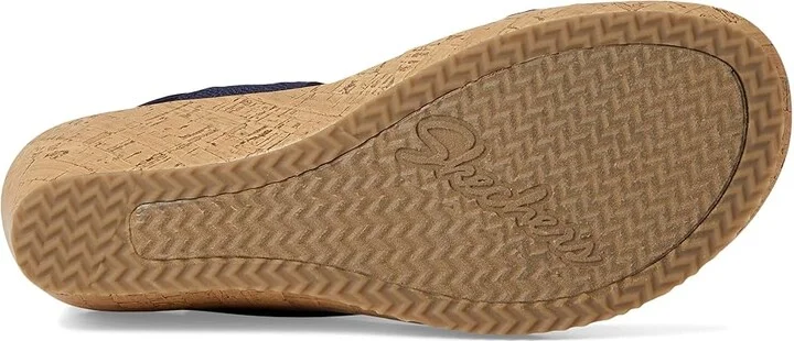 SKECHERS Beverlee - Timeless Touch Women's Sandals Navy : 6.5 B - Medium, Rubber - Image 3