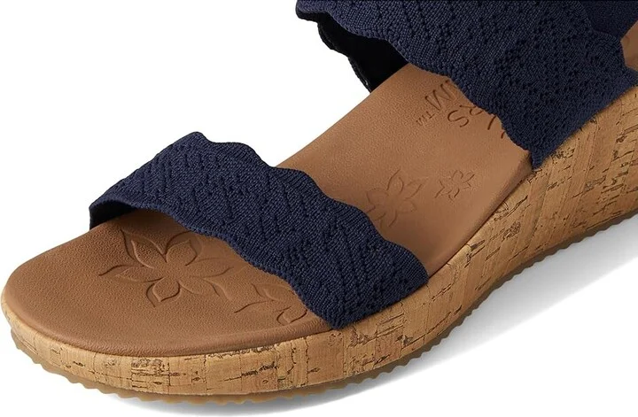 SKECHERS Beverlee - Timeless Touch Women's Sandals Navy : 6.5 B - Medium, Rubber - Image 7