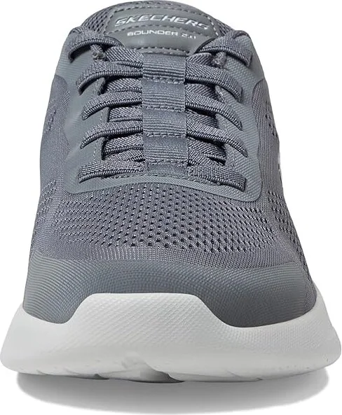 SKECHERS Bounder 2.0 Emerged Hands Free Slip-Ins Men's Shoes Charcoal : 9 D - Medium, Synthetic/Textile - Image 5