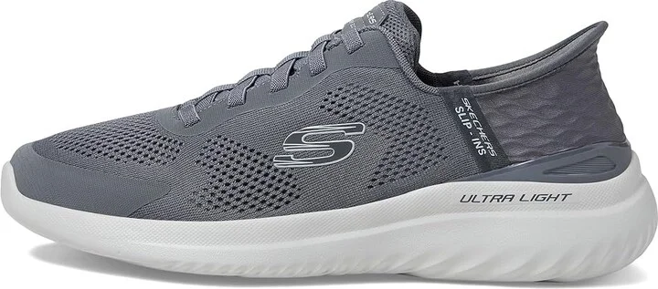 SKECHERS Bounder 2.0 Emerged Hands Free Slip-Ins Men's Shoes Charcoal : 9 D - Medium, Synthetic/Textile - Image 6