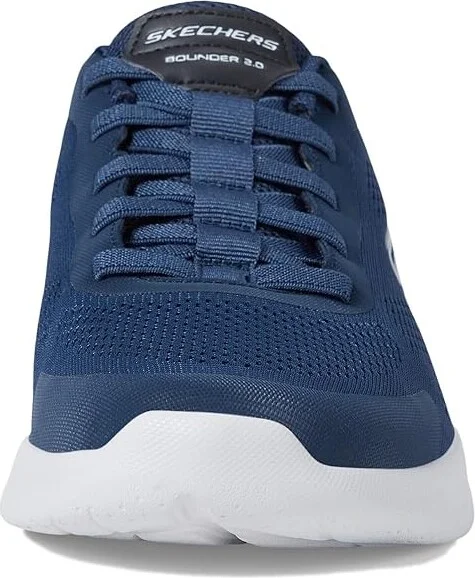 SKECHERS Bounder 2.0 Emerged Hands Free Slip-Ins Men's Shoes Navy : 7.5 D - Medium, Synthetic/Textile - Image 5