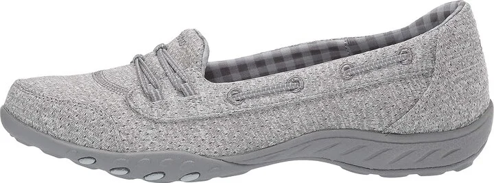 SKECHERS Breathe-Easy - Good Influence Women's Shoes Gray : 5 B - Medium, Textile - Image 7