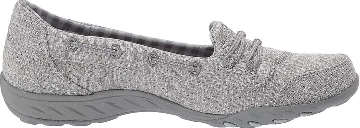 SKECHERS Breathe-Easy - Good Influence Women's Shoes Gray : 5 B - Medium, Textile - Image 8