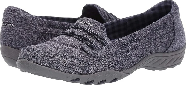 SKECHERS Breathe-Easy - Good Influence Women's Shoes Navy : 6 B - Medium, Textile