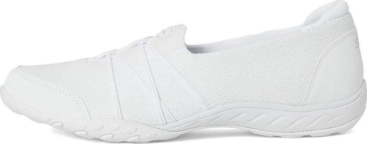 SKECHERS Breathe Easy - Harbor Hues Women's Shoes White : 6.5 B - Medium - Image 6