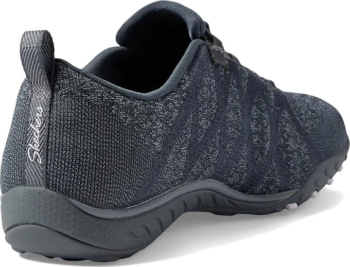 SKECHERS Breathe Easy - Infi-Knity Women's Shoes Charcoal : 5.5 B - Medium, Textile - Image 4