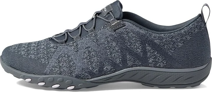 SKECHERS Breathe Easy - Infi-Knity Women's Shoes Charcoal : 5.5 B - Medium, Textile - Image 6