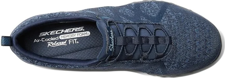 SKECHERS Breathe Easy - Infi-Knity Women's Shoes Navy : 5.5 B - Medium, Textile - Image 2