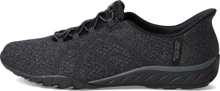 SKECHERS Breathe Easy - Knitty Waves Hands Free Slip-Ins Women's Shoes Black : 10 B - Medium, Lace/Mesh/Rubber - Image 6