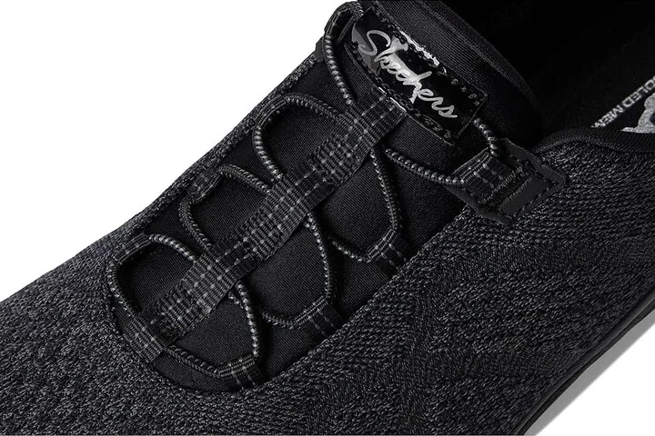 SKECHERS Breathe Easy - Knitty Waves Hands Free Slip-Ins Women's Shoes Black : 10 B - Medium, Lace/Mesh/Rubber - Image 7