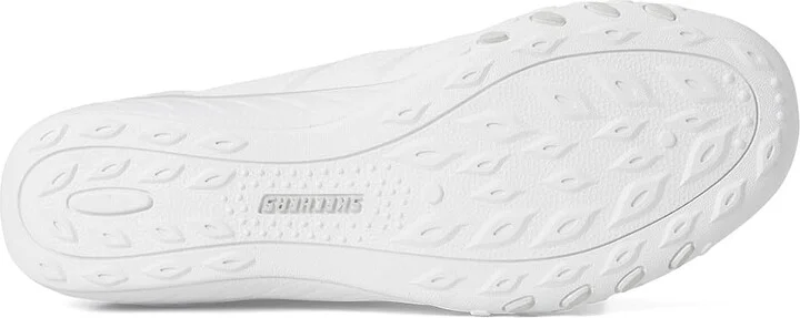 SKECHERS Breathe Easy - Knitty Waves Hands Free Slip-Ins Women's Shoes White : 8 B - Medium, Lace/Mesh/Rubber - Image 3